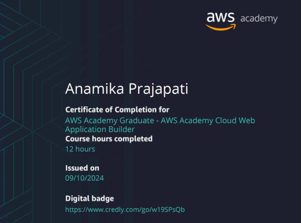 AWS Academy Graduate